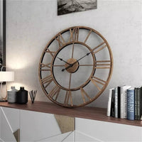 Large Size 3D Modern Wall Clock with Roman NumeralsAzizaK