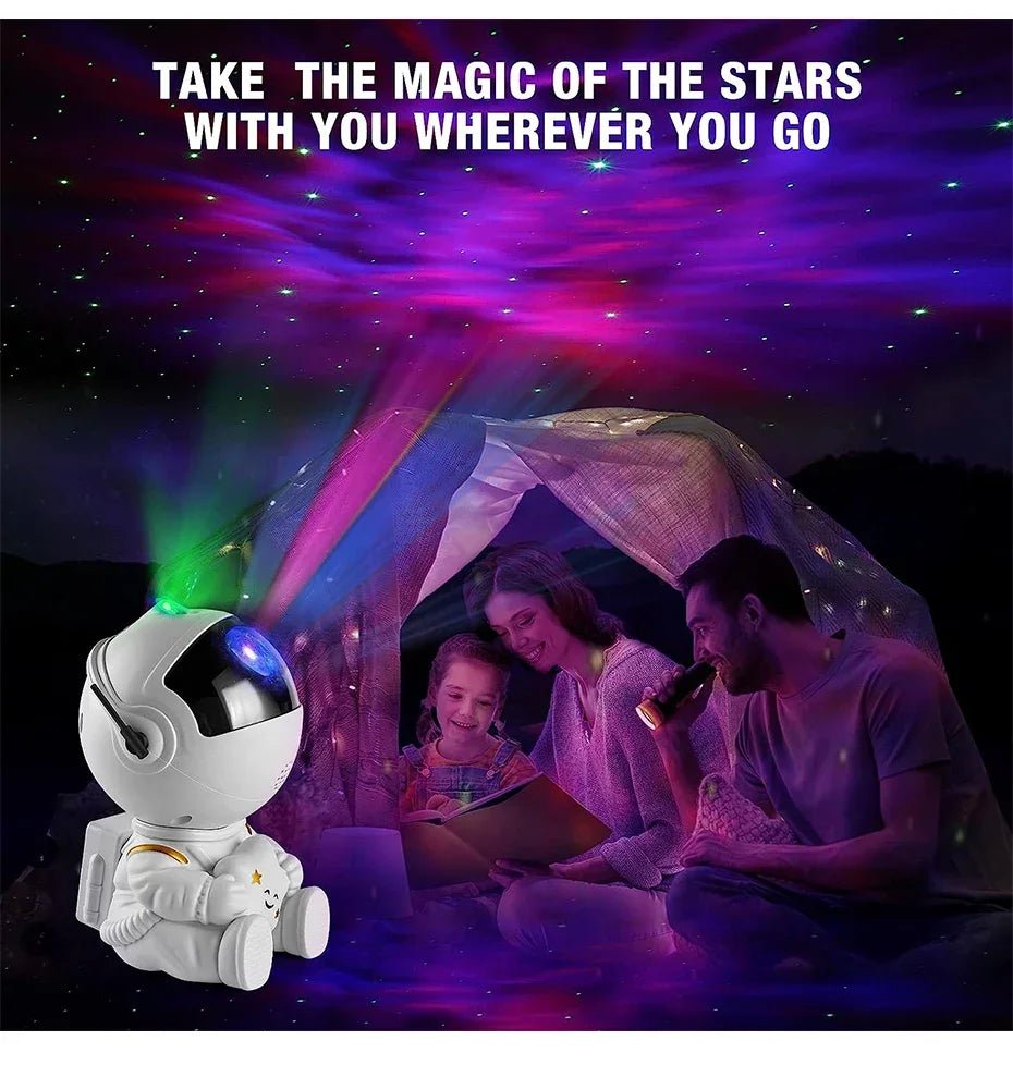 LED Astronaut Star Projector Night Light Starry Sky Projector Lamp Bedroom Decor Kids GiftsAzizaK