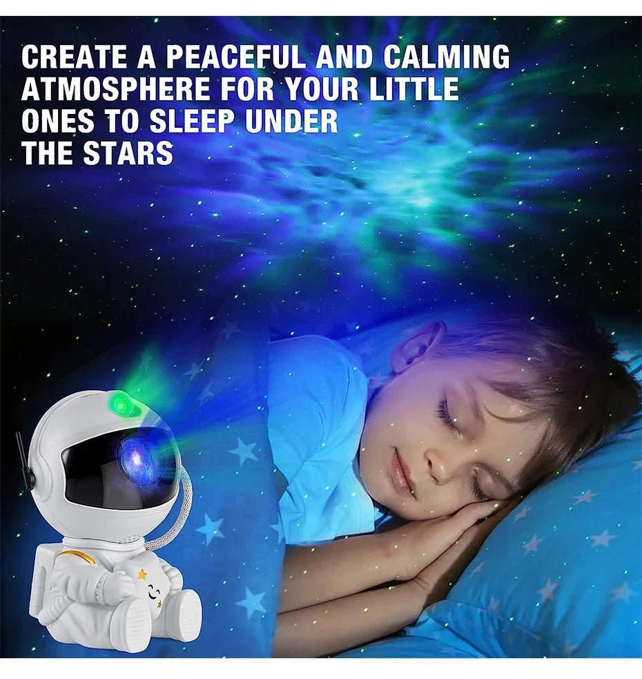 LED Astronaut Star Projector Night Light Starry Sky Projector Lamp Bedroom Decor Kids GiftsAzizaK