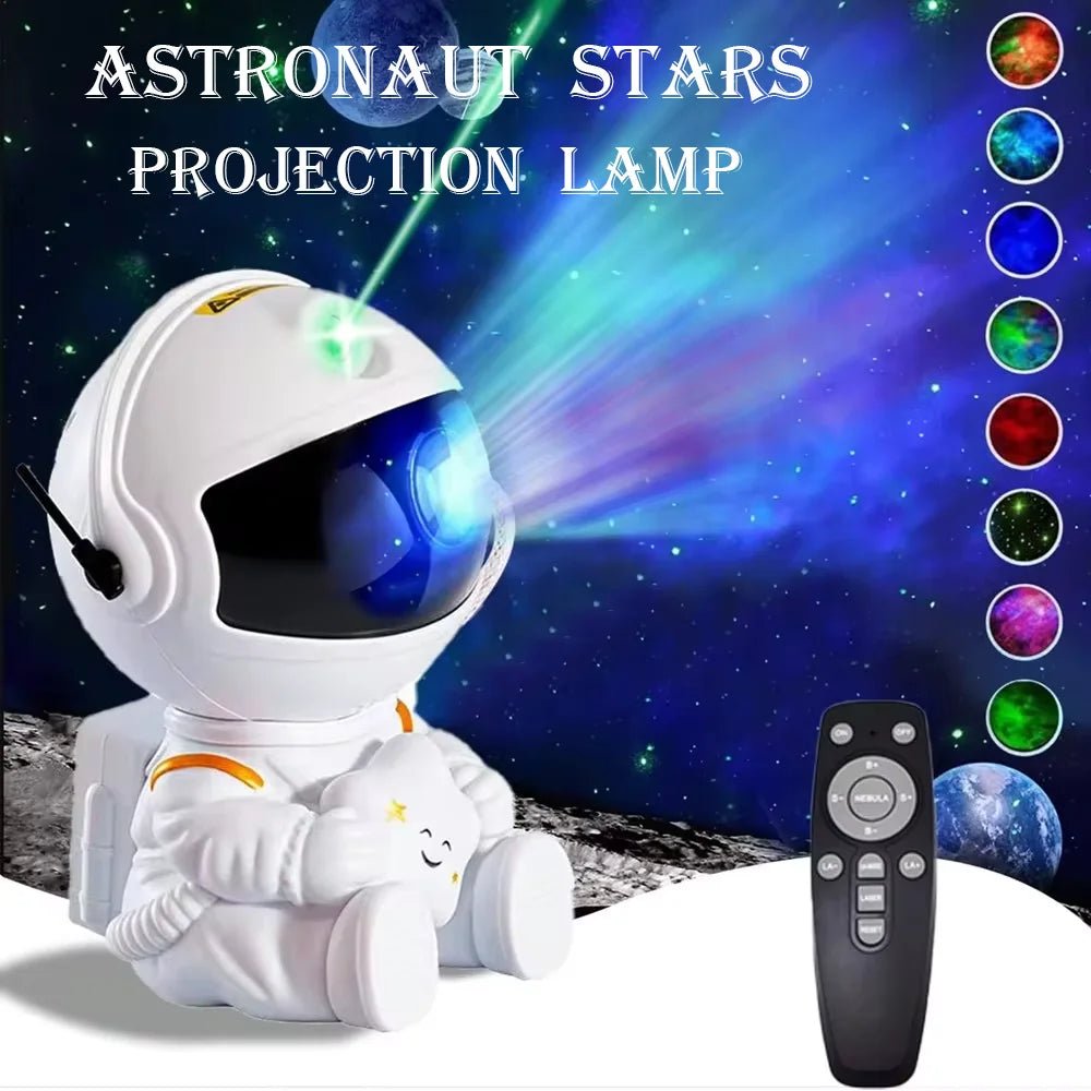 LED Astronaut Star Projector Night Light Starry Sky Projector Lamp Bedroom Decor Kids GiftsAzizaK