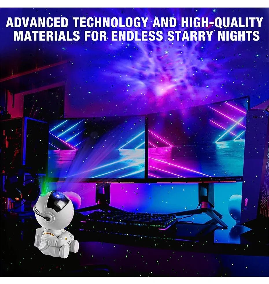 LED Astronaut Star Projector Night Light Starry Sky Projector Lamp Bedroom Decor Kids GiftsAzizaK