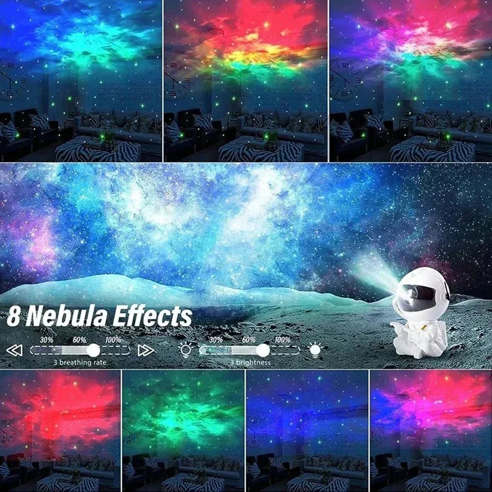 LED Astronaut Star Projector Night Light Starry Sky Projector Lamp Bedroom Decor Kids GiftsAzizaK