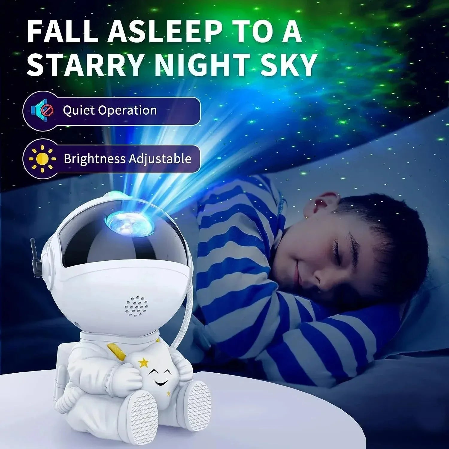 LED Astronaut Star Projector Night Light Starry Sky Projector Lamp Bedroom Decor Kids GiftsAzizaK