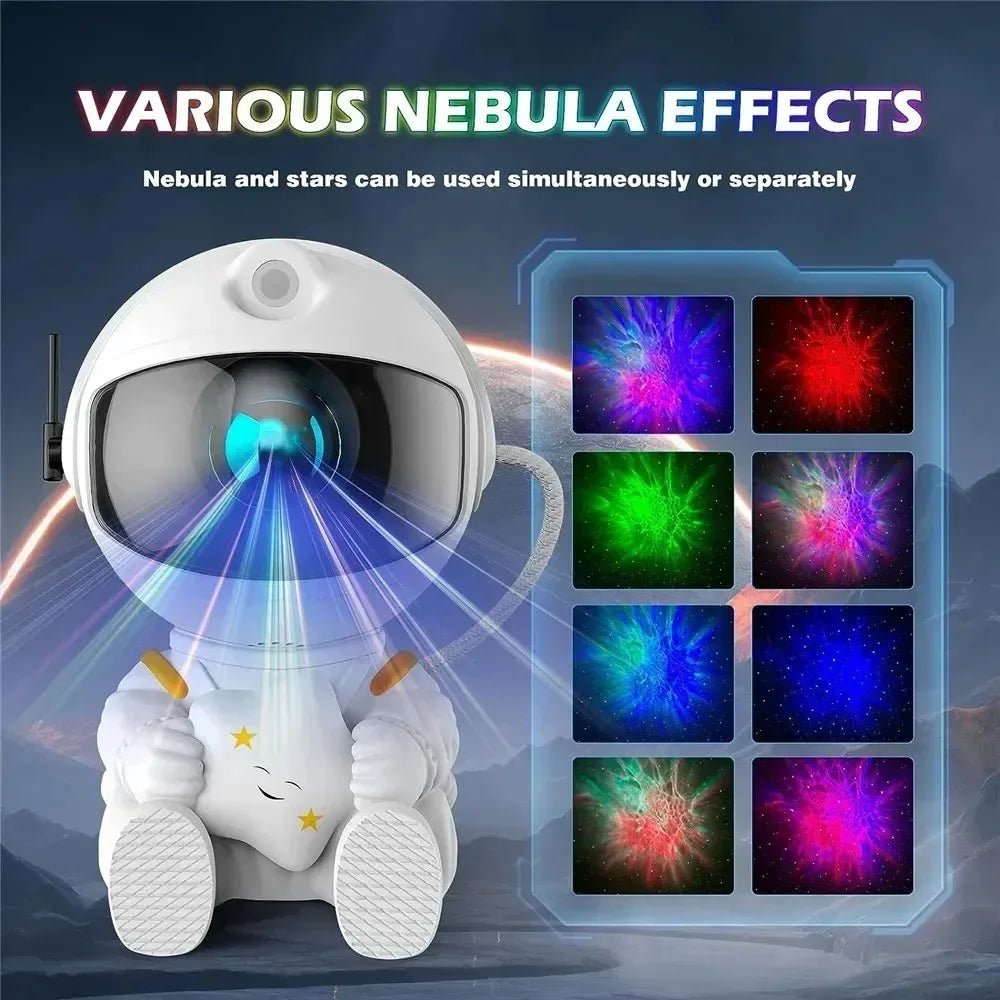 LED Astronaut Star Projector Night Light Starry Sky Projector Lamp Bedroom Decor Kids GiftsAzizaK