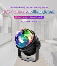 LED Stage Disco Light DJ Rotating Ball Strobe Remote Control Sound Control Magic Dancing Car RGB Christmas Gift Party Club Laser ShowAzizaK