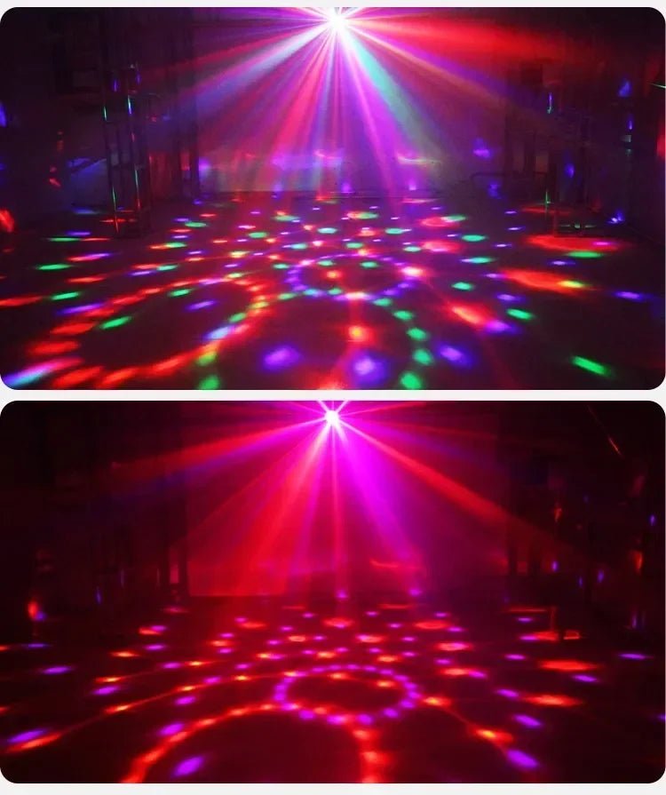 LED Stage Disco Light DJ Rotating Ball Strobe Remote Control Sound Control Magic Dancing Car RGB Christmas Gift Party Club Laser ShowAzizaK