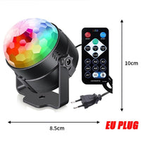 LED Stage Disco Light DJ Rotating Ball Strobe Remote Control Sound Control Magic Dancing Car RGB Christmas Gift Party Club Laser ShowAzizaK