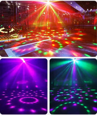 LED Stage Disco Light DJ Rotating Ball Strobe Remote Control Sound Control Magic Dancing Car RGB Christmas Gift Party Club Laser ShowAzizaK