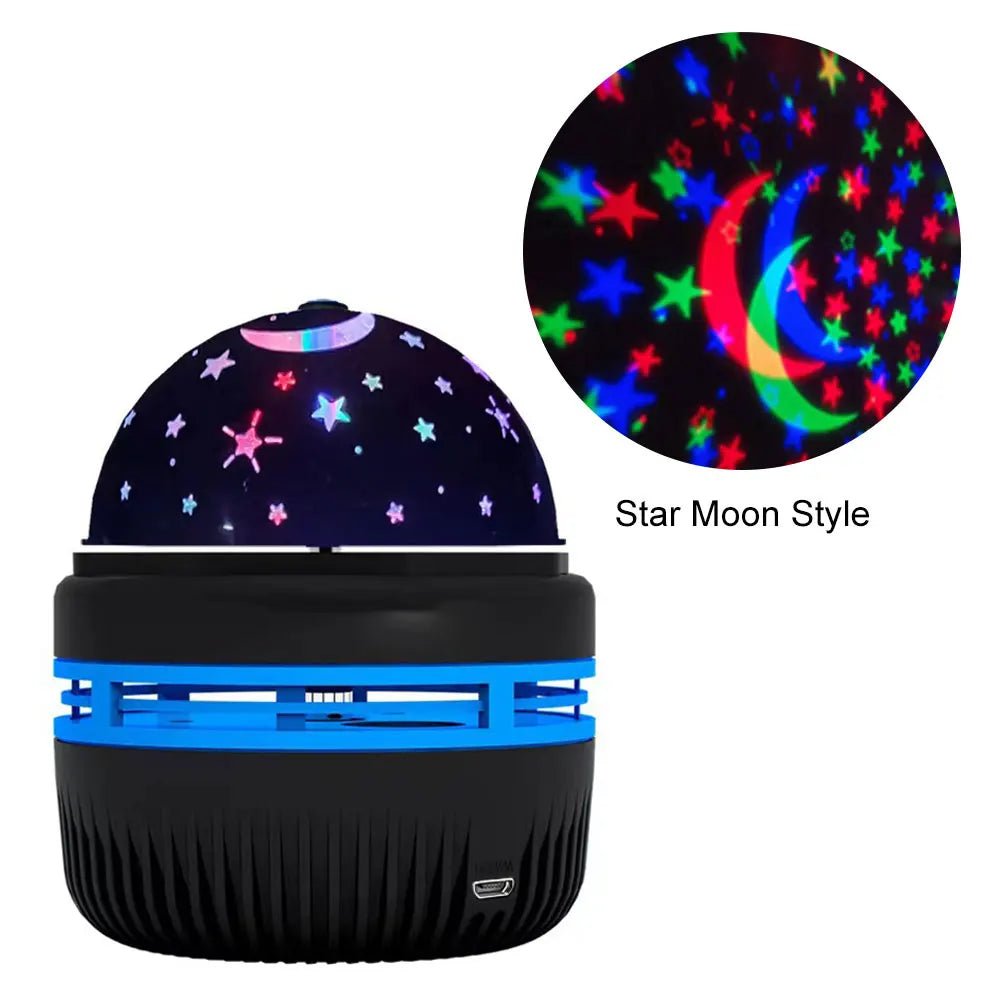 LED Starry Sky Lights Bedroom Night Lights 5V USB Atmosphere Decoration Projector 360° Rotating Lamp for Wedding ChristmasAzizaK