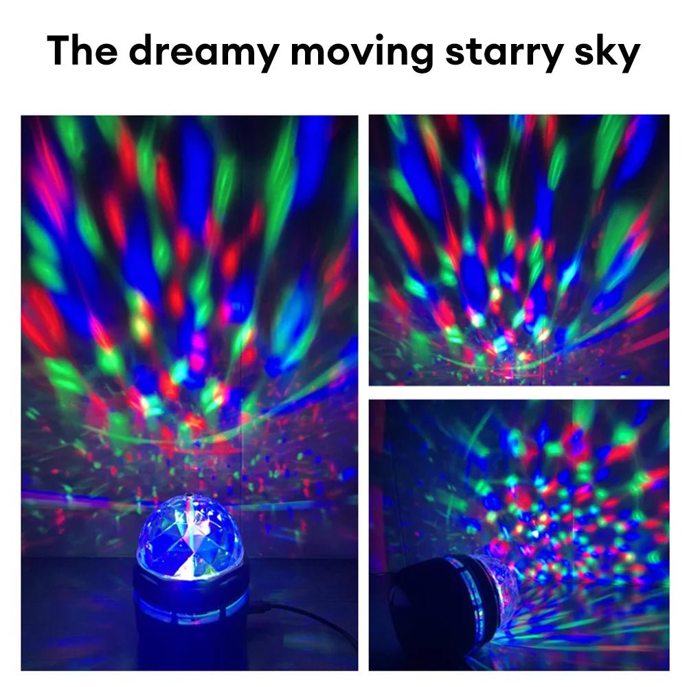 LED Starry Sky Lights Bedroom Night Lights 5V USB Atmosphere Decoration Projector 360° Rotating Lamp for Wedding ChristmasAzizaK