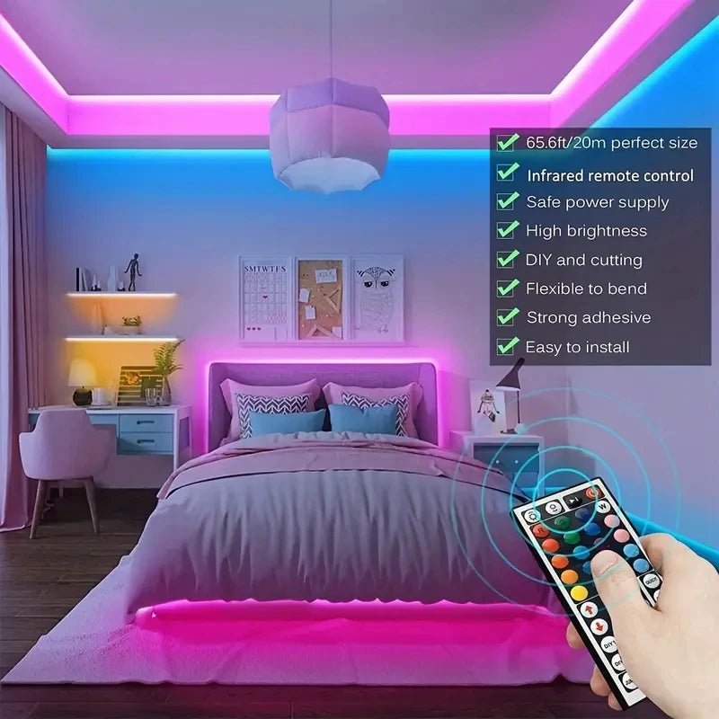 LED Strip Light Lighting Music Sync for Party PC TV Living RoomAzizaK