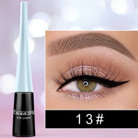Liquid Blue Eyeliner Pencil Ultra - thin Long Lasting Quick Dry Smooth Rainbow Colorful Eye Liner Waterproof No Blooming CosmeticsAzizaK