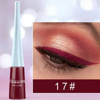 Liquid Blue Eyeliner Pencil Ultra - thin Long Lasting Quick Dry Smooth Rainbow Colorful Eye Liner Waterproof No Blooming CosmeticsAzizaK