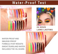 Liquid Blue Eyeliner Pencil Ultra - thin Long Lasting Quick Dry Smooth Rainbow Colorful Eye Liner Waterproof No Blooming CosmeticsAzizaK