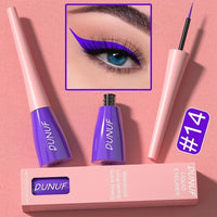 Liquid Blue Eyeliner Pencil Ultra - thin Long Lasting Quick Dry Smooth Rainbow Colorful Eye Liner Waterproof No Blooming CosmeticsAzizaK