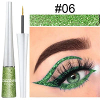 Liquid Blue Eyeliner Pencil Ultra - thin Long Lasting Quick Dry Smooth Rainbow Colorful Eye Liner Waterproof No Blooming CosmeticsAzizaK