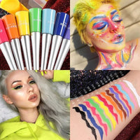 Liquid Blue Eyeliner Pencil Ultra - thin Long Lasting Quick Dry Smooth Rainbow Colorful Eye Liner Waterproof No Blooming CosmeticsAzizaK