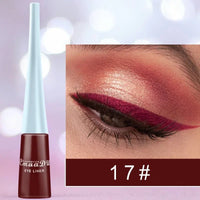 Liquid Blue Eyeliner Pencil Ultra - thin Long Lasting Quick Dry Smooth Rainbow Colorful Eye Liner Waterproof No Blooming CosmeticsAzizaK