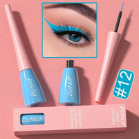 Liquid Blue Eyeliner Pencil Ultra - thin Long Lasting Quick Dry Smooth Rainbow Colorful Eye Liner Waterproof No Blooming CosmeticsAzizaK