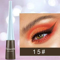 Liquid Blue Eyeliner Pencil Ultra - thin Long Lasting Quick Dry Smooth Rainbow Colorful Eye Liner Waterproof No Blooming CosmeticsAzizaK