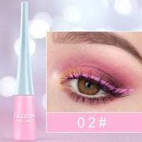 Liquid Blue Eyeliner Pencil Ultra - thin Long Lasting Quick Dry Smooth Rainbow Colorful Eye Liner Waterproof No Blooming CosmeticsAzizaK