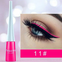 Liquid Blue Eyeliner Pencil Ultra - thin Long Lasting Quick Dry Smooth Rainbow Colorful Eye Liner Waterproof No Blooming CosmeticsAzizaK