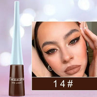 Liquid Blue Eyeliner Pencil Ultra - thin Long Lasting Quick Dry Smooth Rainbow Colorful Eye Liner Waterproof No Blooming CosmeticsAzizaK