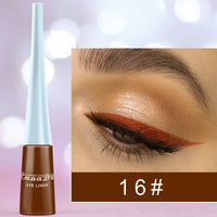 Liquid Blue Eyeliner Pencil Ultra - thin Long Lasting Quick Dry Smooth Rainbow Colorful Eye Liner Waterproof No Blooming CosmeticsAzizaK