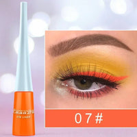 Liquid Blue Eyeliner Pencil Ultra - thin Long Lasting Quick Dry Smooth Rainbow Colorful Eye Liner Waterproof No Blooming CosmeticsAzizaK