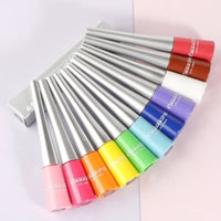 Liquid Blue Eyeliner Pencil Ultra - thin Long Lasting Quick Dry Smooth Rainbow Colorful Eye Liner Waterproof No Blooming CosmeticsAzizaK
