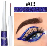 Liquid Blue Eyeliner Pencil Ultra - thin Long Lasting Quick Dry Smooth Rainbow Colorful Eye Liner Waterproof No Blooming CosmeticsAzizaK