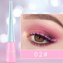 Liquid Blue Eyeliner Pencil Ultra - thin Long Lasting Quick Dry Smooth Rainbow Colorful Eye Liner Waterproof No Blooming CosmeticsAzizaK
