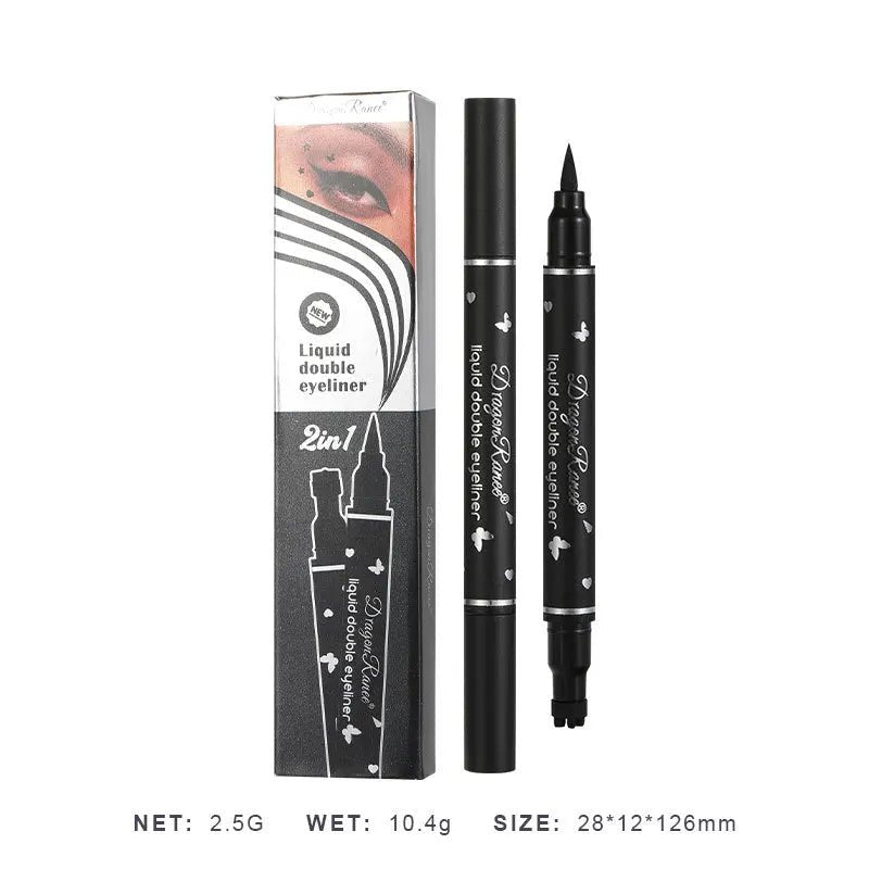 Liquid Eyeliner Stamp Marker Pen Waterproof Long Lasting Double - ended Cosmetic Makeup Eye LinerAzizaK