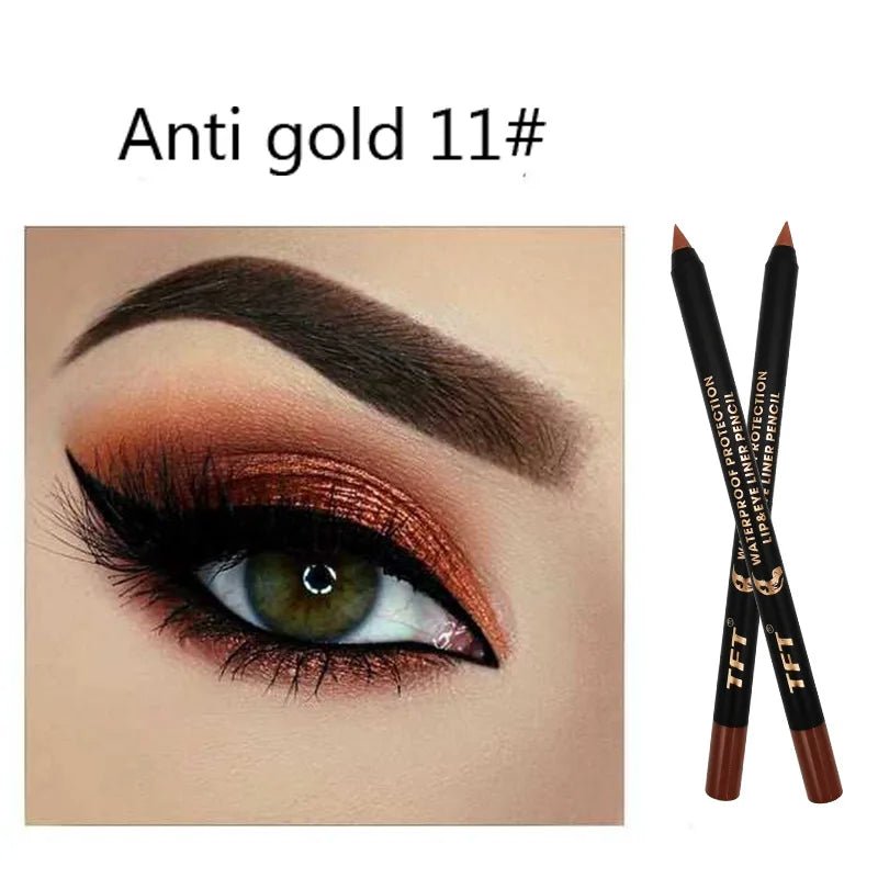 Long Lasting Eyeliner Pencil Colourful Pigment Waterproof Blue Black White Color Gel Eye Liner Pen Makeup Eye Beauty CosmeticsAzizaK