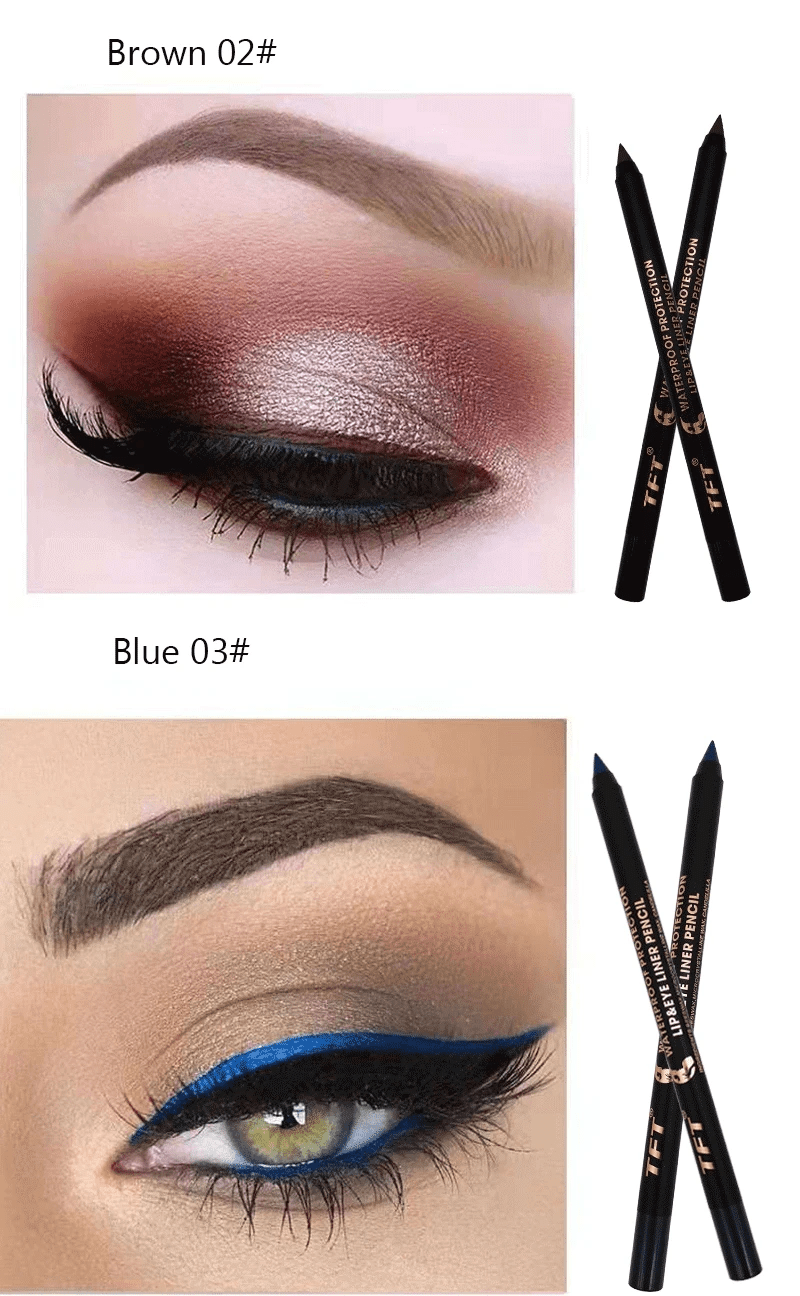 Long Lasting Eyeliner Pencil Colourful Pigment Waterproof Blue Black White Color Gel Eye Liner Pen Makeup Eye Beauty CosmeticsAzizaK