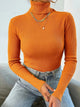 Long sleeve turtleneck knitted sweaterAzizaK