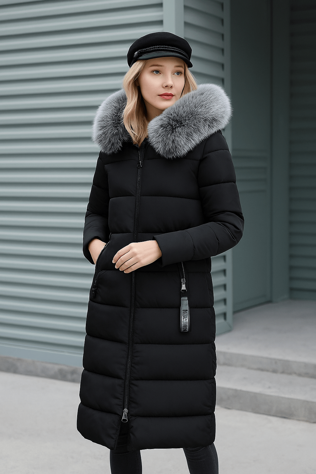 long thin coatAzizaK