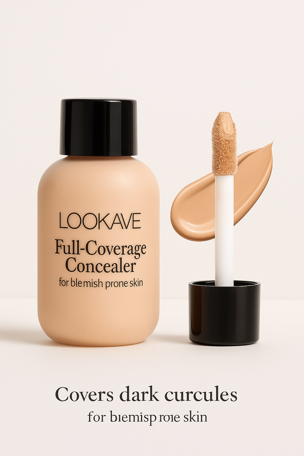 LOOKAVE Full - Coverage Concealer – Natural Finish for All Skin TypesAzizaK
