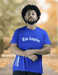 Los Angeles Printed Cotton T-ShirtAzizaK