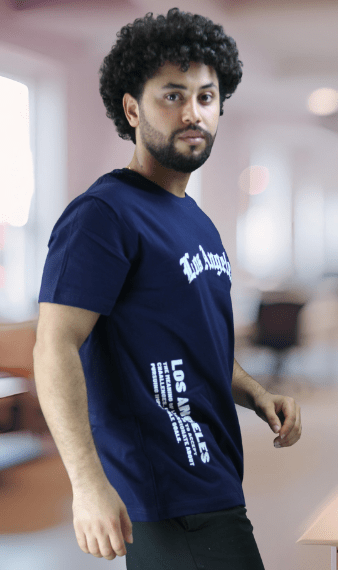 Los Angeles Printed Cotton T-ShirtAzizaK
