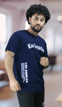 Los Angeles Printed Cotton T-ShirtAzizaK