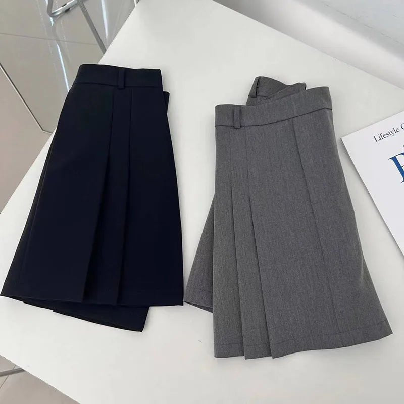 Lucy Ever Preppy Style A - Line SkirtAzizaK