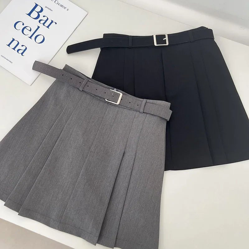 Lucy Ever Preppy Style A - Line SkirtAzizaK