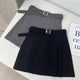 Lucy Ever Preppy Style A - Line SkirtAzizaK