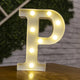 Luminous LED Alphabet Letters Digital Lamp Battery Warm Night Light for Home Wedding Birthday Christmas Party DecorationAzizaK