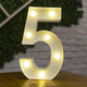 Luminous LED Alphabet Letters Digital Lamp Battery Warm Night Light for Home Wedding Birthday Christmas Party DecorationAzizaK