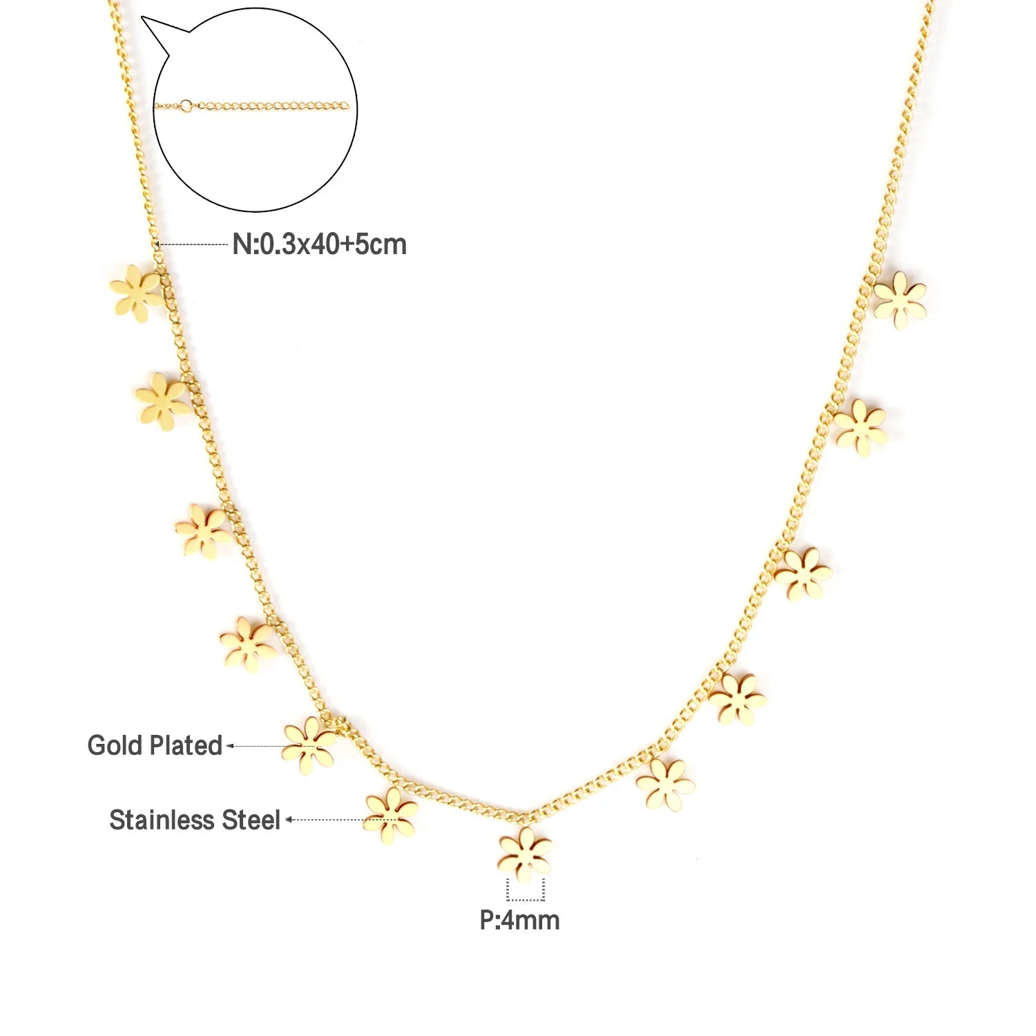 LUXUKISSKIDS Gold Chain NecklacesAzizaK