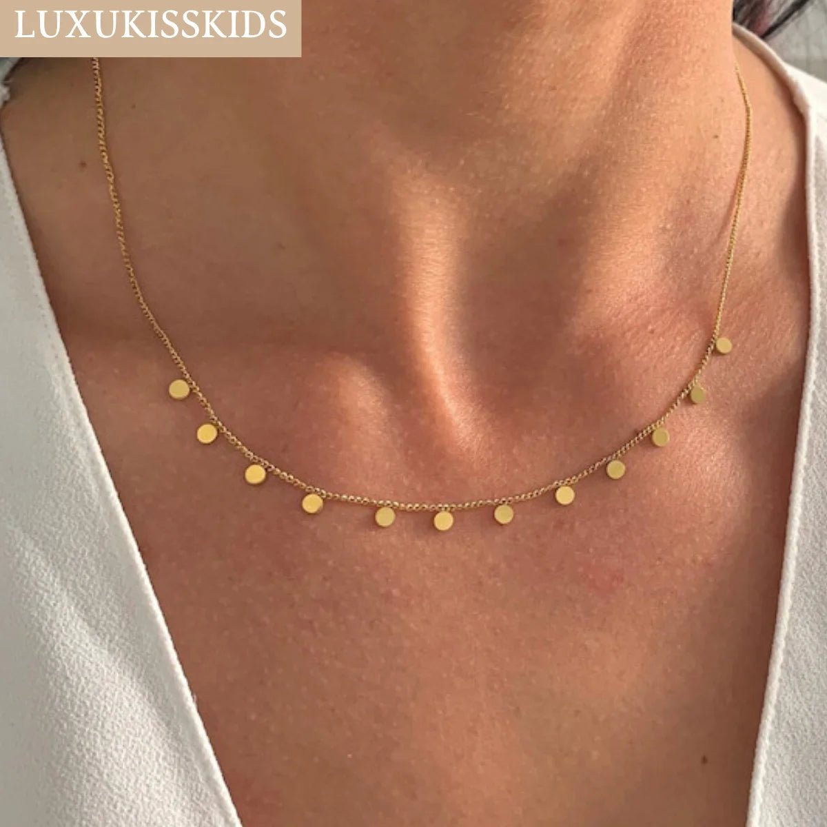 LUXUKISSKIDS Gold Chain NecklacesAzizaK