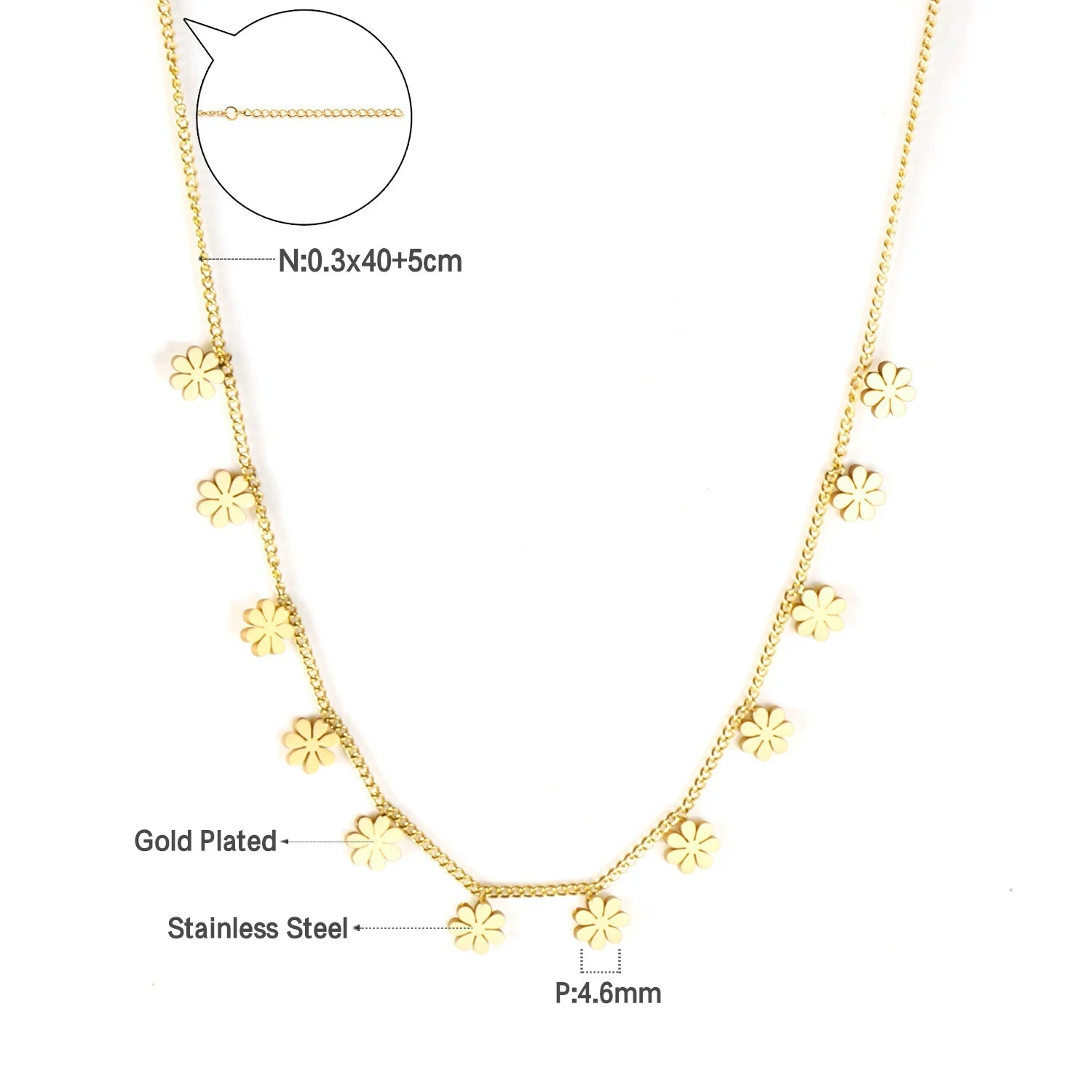 LUXUKISSKIDS Gold Chain NecklacesAzizaK