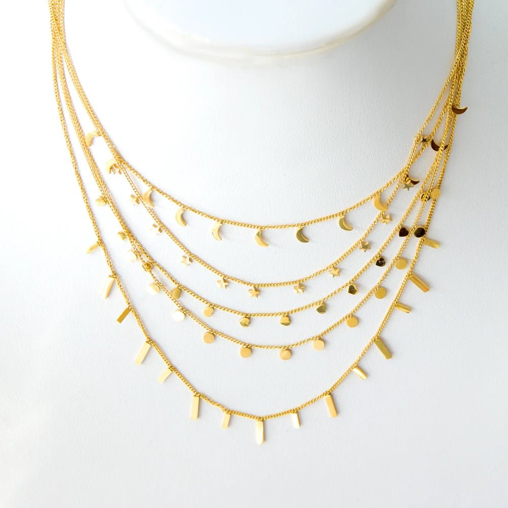 LUXUKISSKIDS Gold Chain NecklacesAzizaK